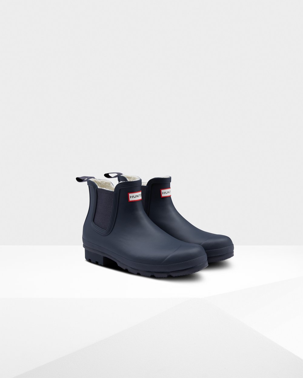 Botas Chelsea Hunter Hombre - Original Insulated - Azul Marino - YLQRTWS-05